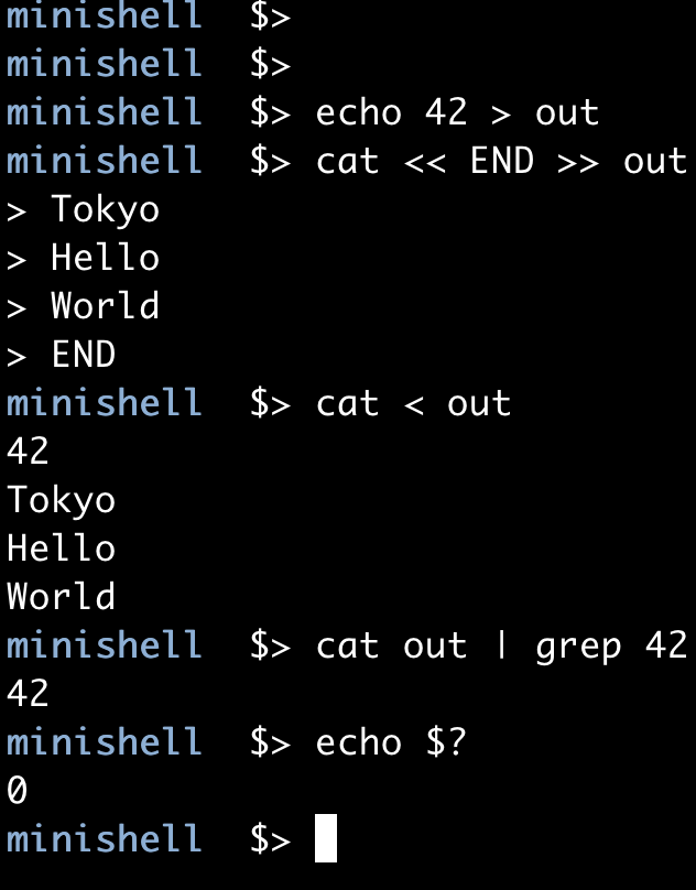 minishell